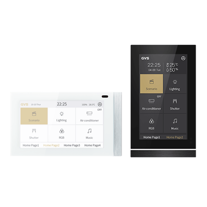 KNX Smart Touch Panel V50s Black