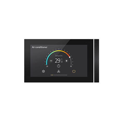 KNX Smart Touch Panel V50s Black