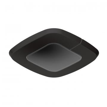 Quattro Slim XS KNX V3.1 - Recessed, Black