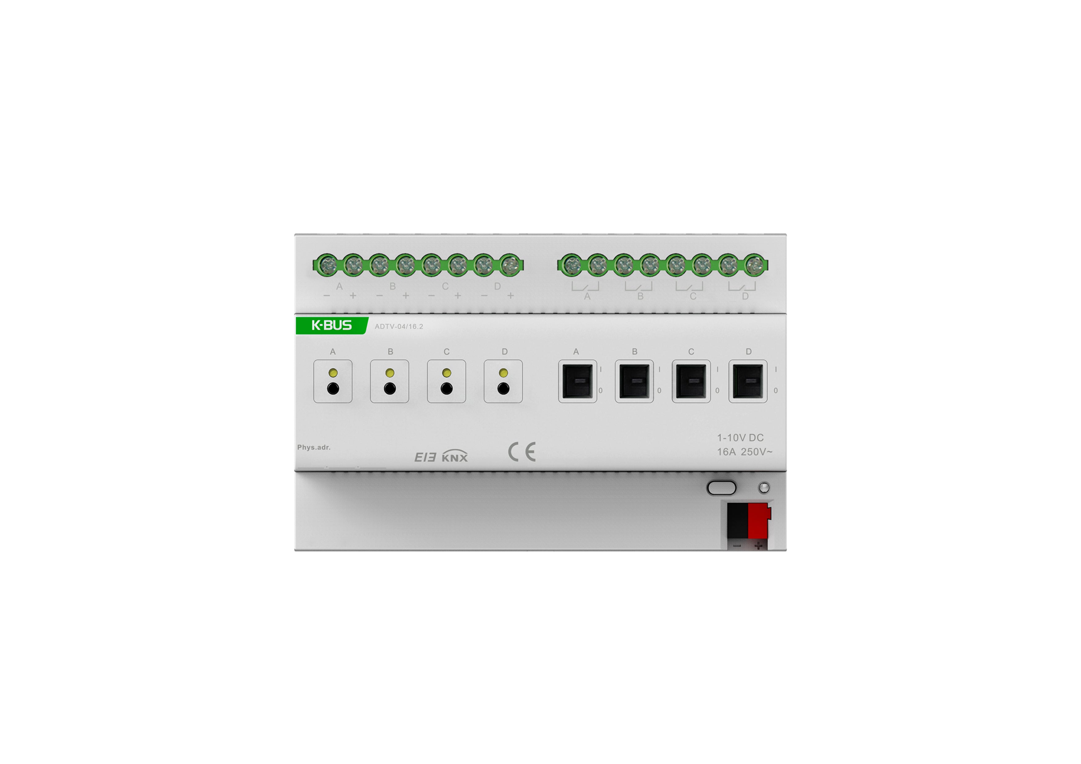 KNX 1-10V Dimmer 4- Fold
