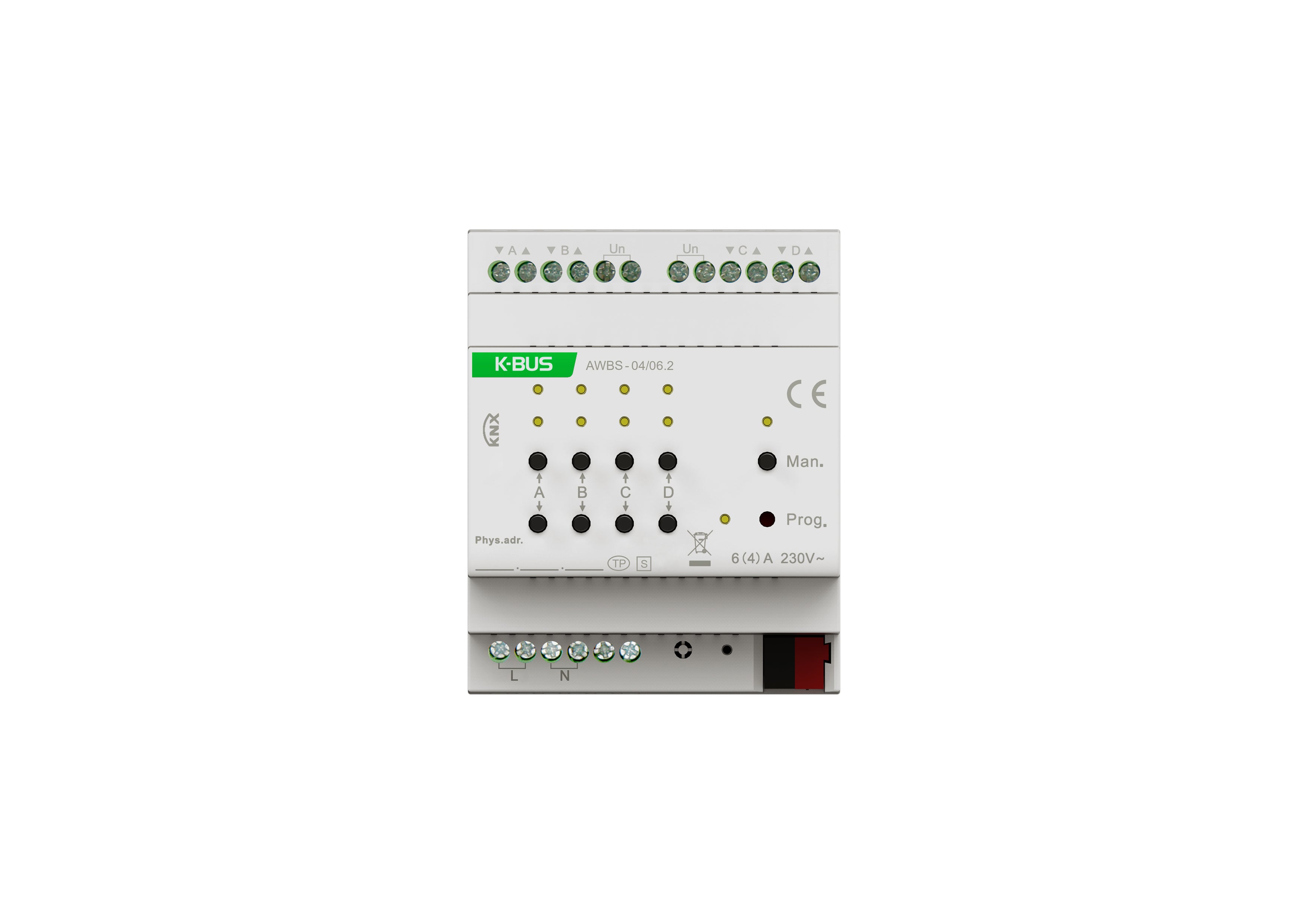KNX Shutter Actuator 4-Fold