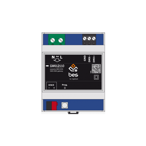 KNX - DMX 512 gateway - DIN format