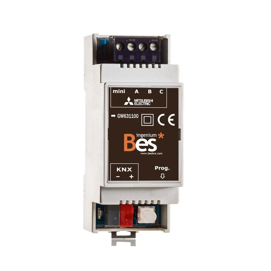 KNX - MITSUBISHI HVAC gateway - DIN format