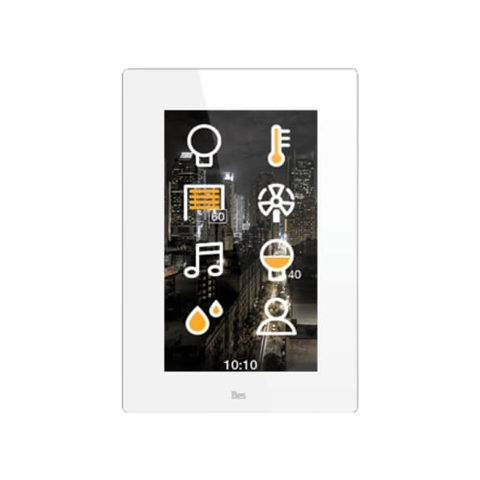 4.3" Vertical touch screen - Integrated Web server - White