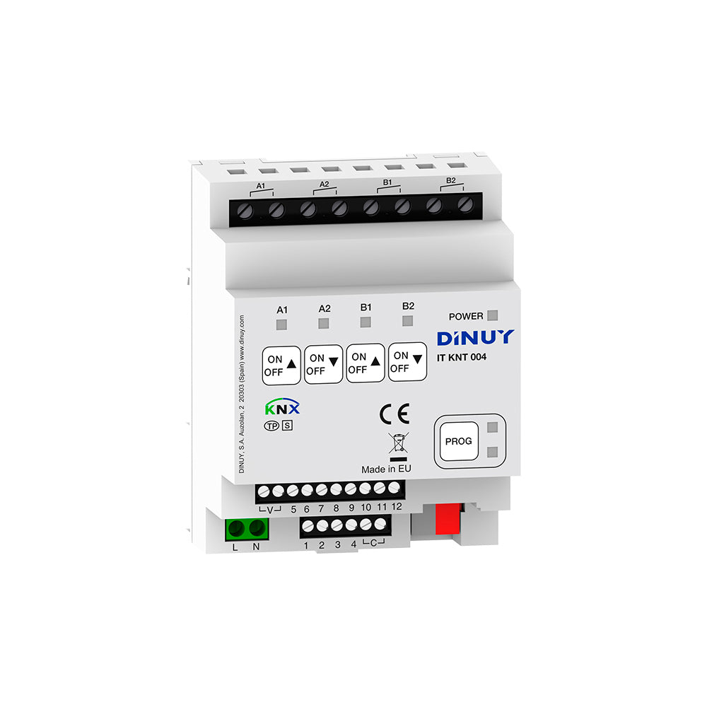 4 Channel Switch / Blind Actuator With 12 Inputs