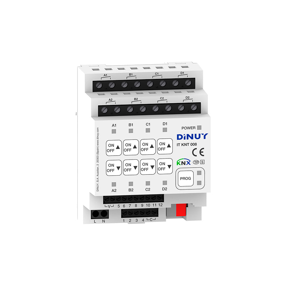 8 Channel Switch / Blind Actuator With 12 Inputs