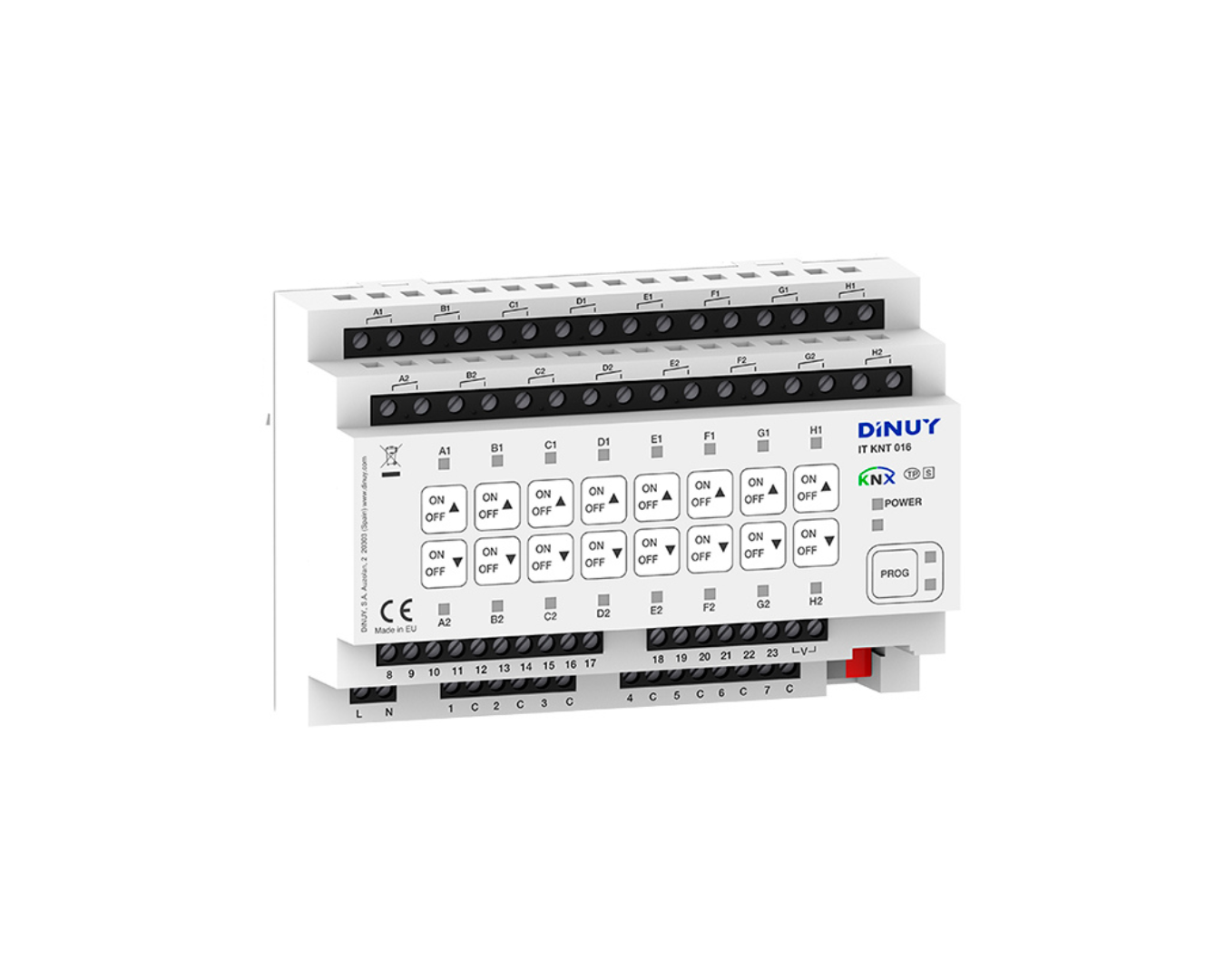 16 CHANNEL RELAY ( BLIND/SHUTTER CONTROL ) + 23 INPUTS
