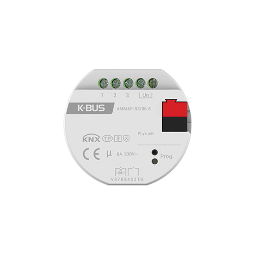 KNX Multi-function Actuator Mini 3-Fold, 6A
