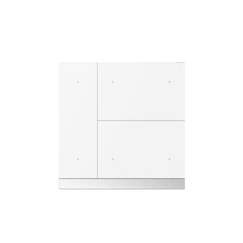 KNX Waltz 6 Button White - Metal