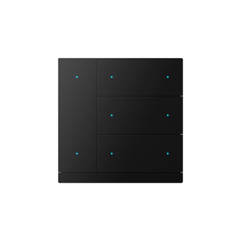 KNX Waltz 8 Button Black - Metal