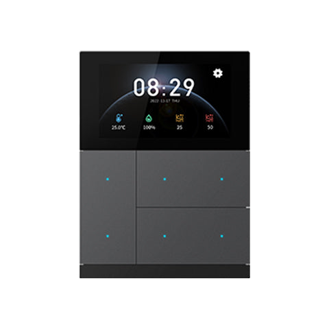 KNX Waltz Touch+ Pad Grey - Metal
