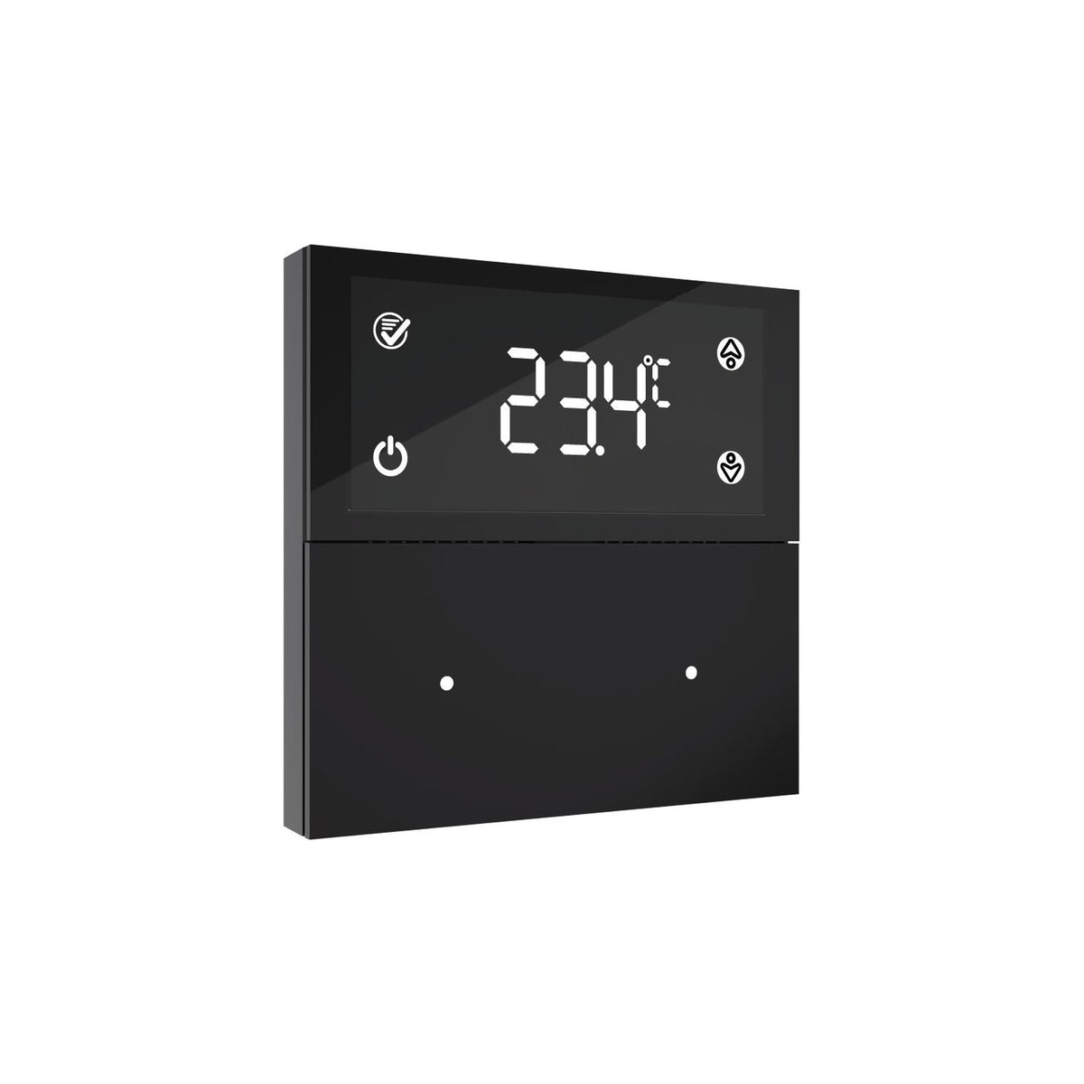 Pblock - Touch Dispay, Thermostat, 2 Button Black
