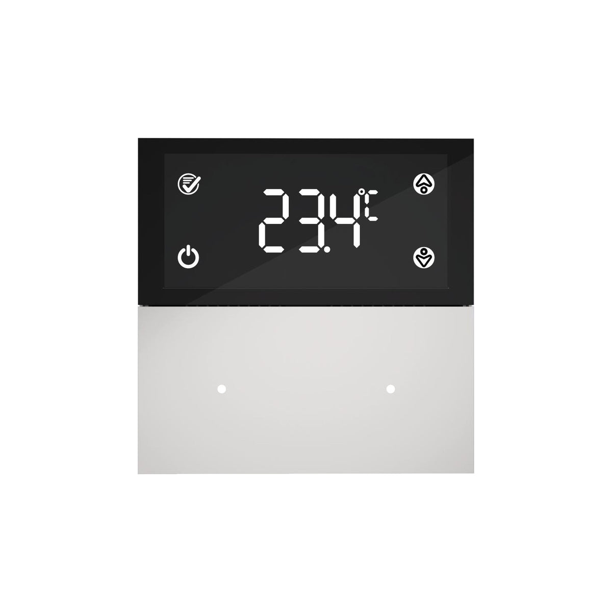 Pblock - Touch Dispay, Thermostat, 2 Button White