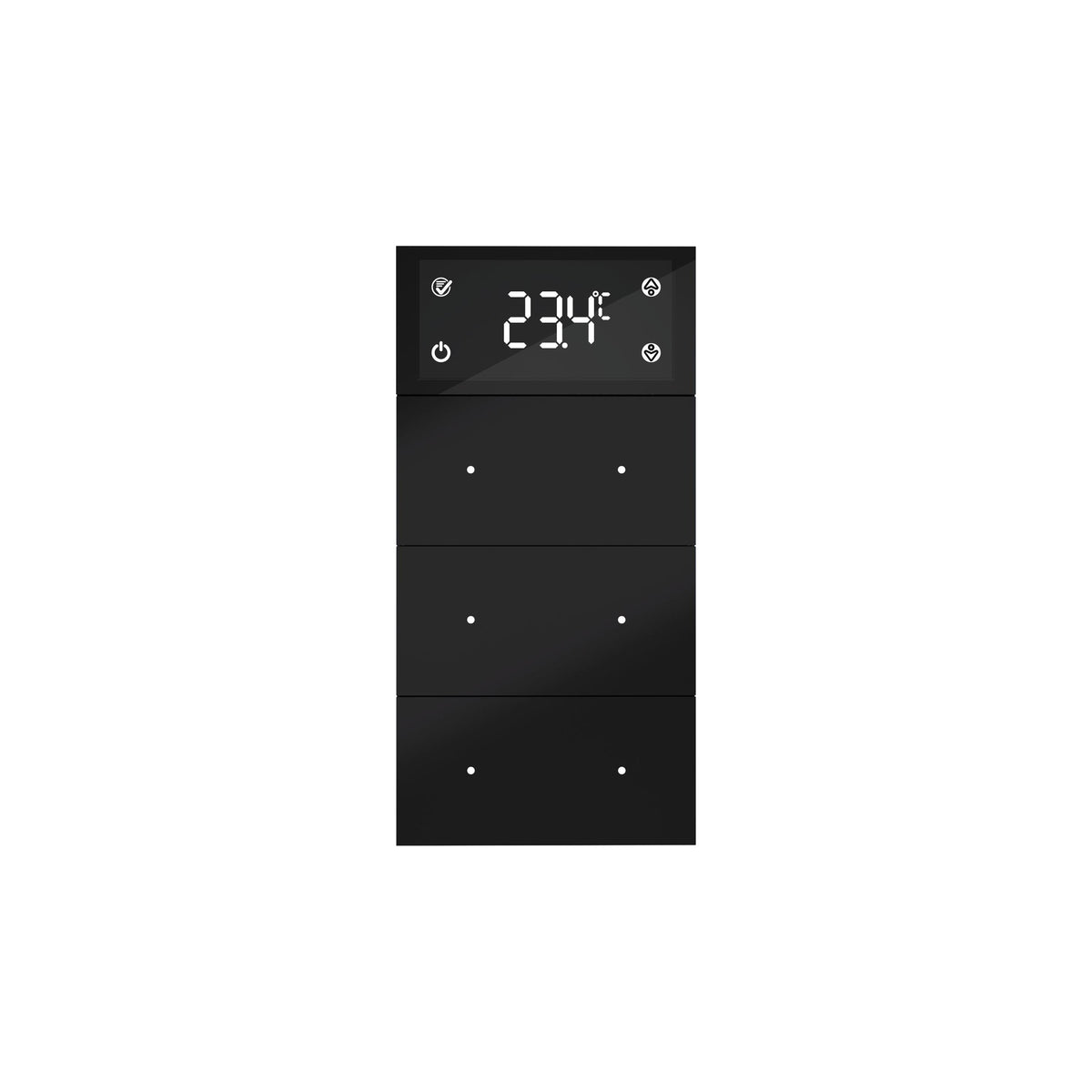 Pblock - Touch Dispay, Thermostat, 6 Button Black