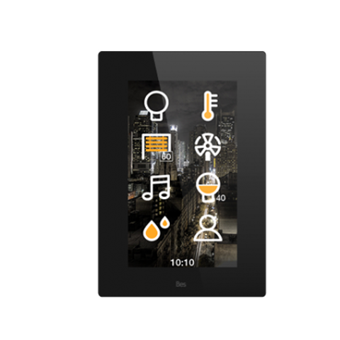 4.3" Vertical touch screen - Integrated Web server - Black