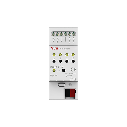 Binary Input With Secure 4-Fold, 2SU MDRC