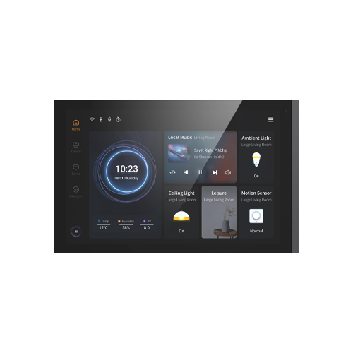 KNX Smart Touch S10 with Secure (KNX+SIP Intercom+App Server) - Black