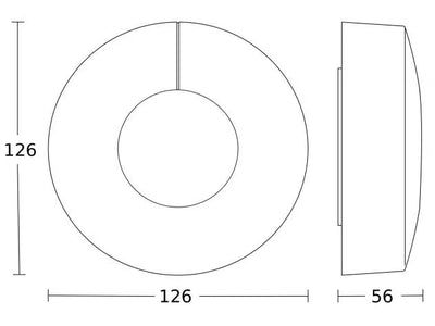 Light Sensor Dual DALI-2 IPD Round Surface