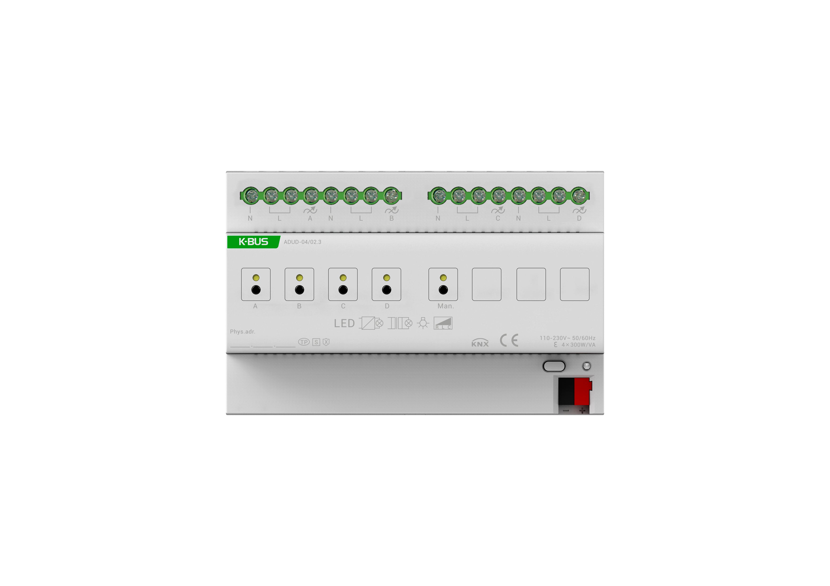 KNX Universal Dimmer 4- Fold