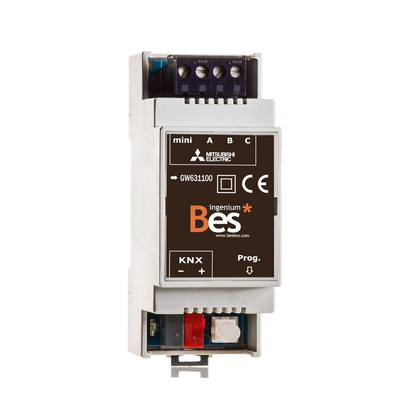 KNX - MITSUBISHI HVAC gateway - DIN format