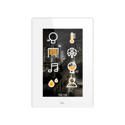 4.3" Vertical touch screen - Integrated Web server - White