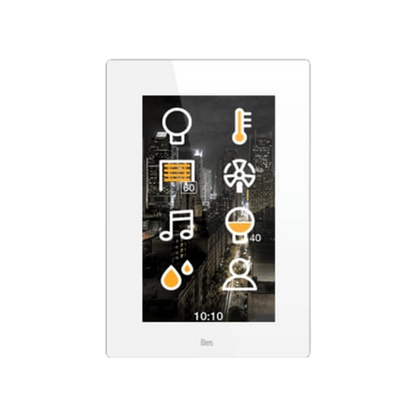 4.3" Vertical touch screen - Integrated Web server - White