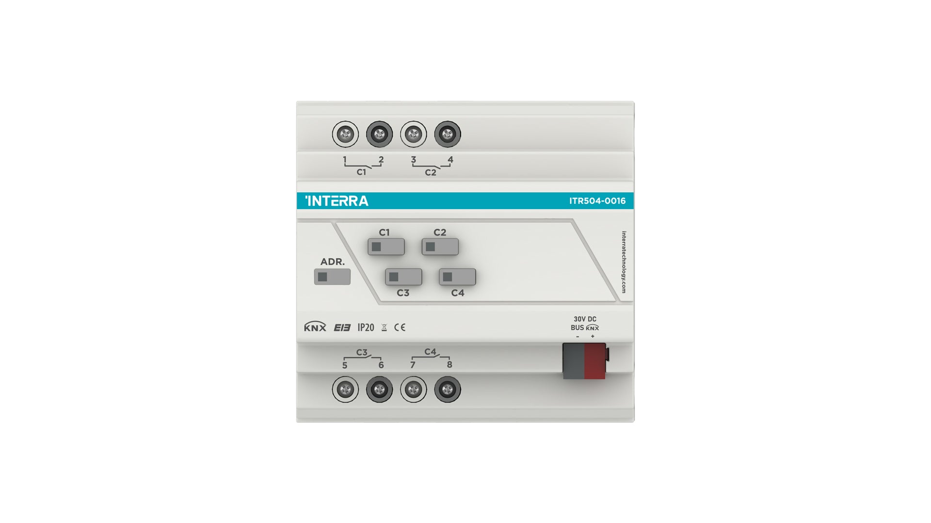 4 CHANNEL KNX COMBO SHUTTER + SWITCH ACTUATOR