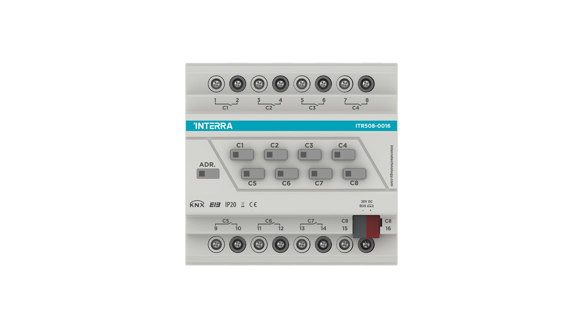 8 CHANNEL KNX COMBO SHUTTER + SWITCH ACTUATOR