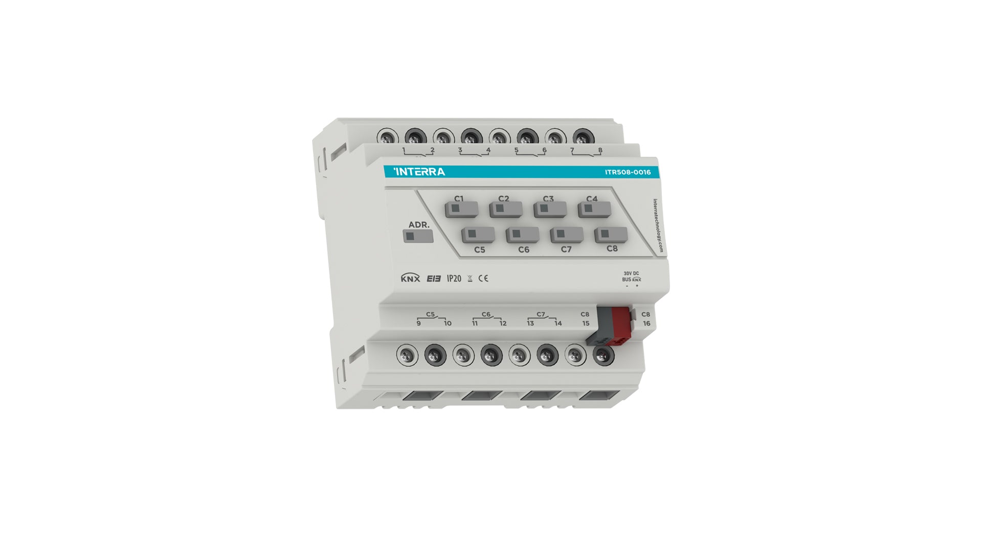 8 CHANNEL KNX COMBO SHUTTER + SWITCH ACTUATOR