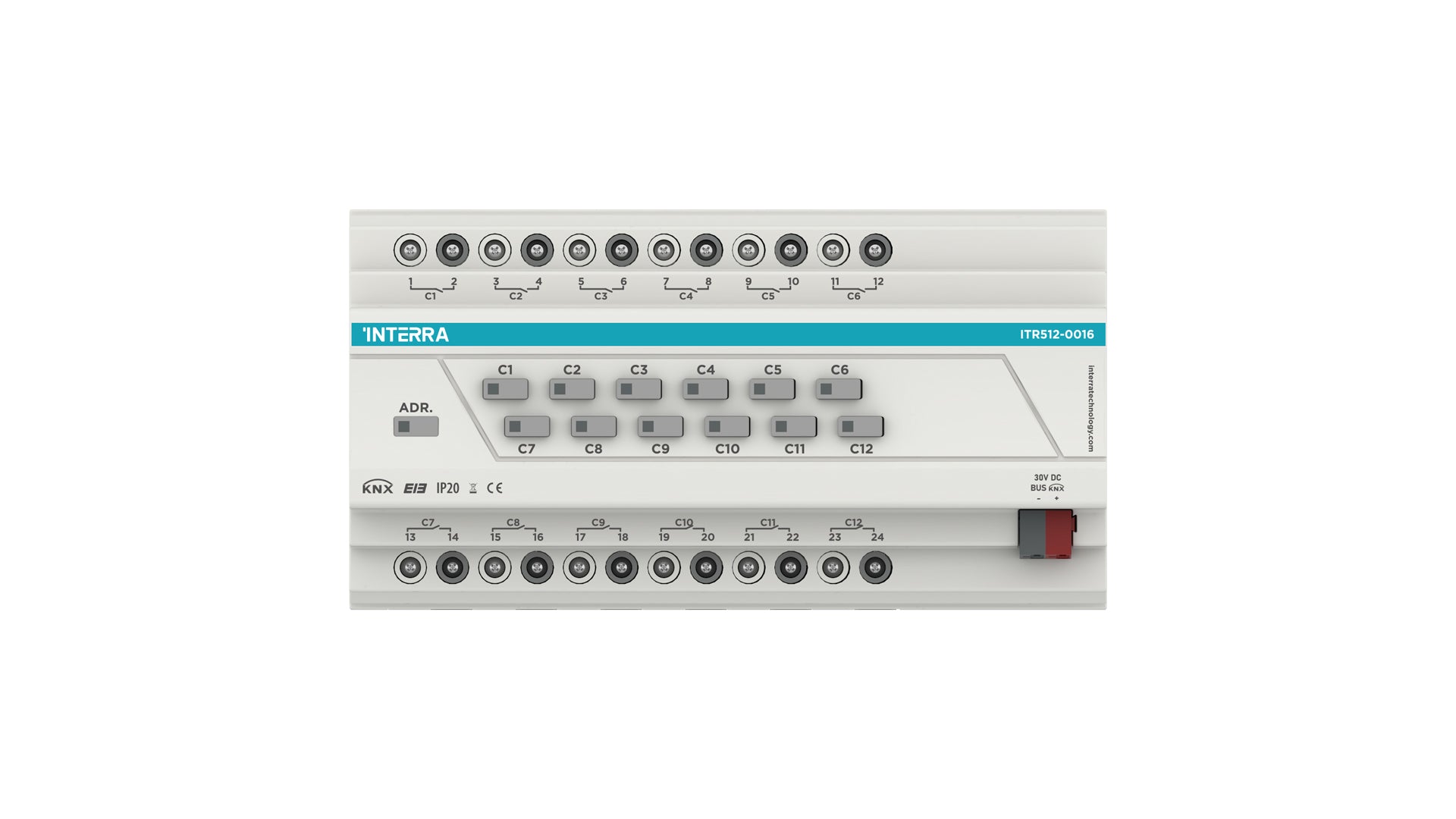 12 CHANNEL KNXCOMBO SHUTTER + SWITCH ACTUATOR