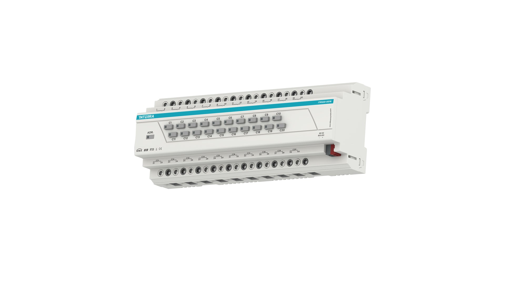 20 CHANNEL KNX COMBO SHUTTER + SWITCH ACTUATOR