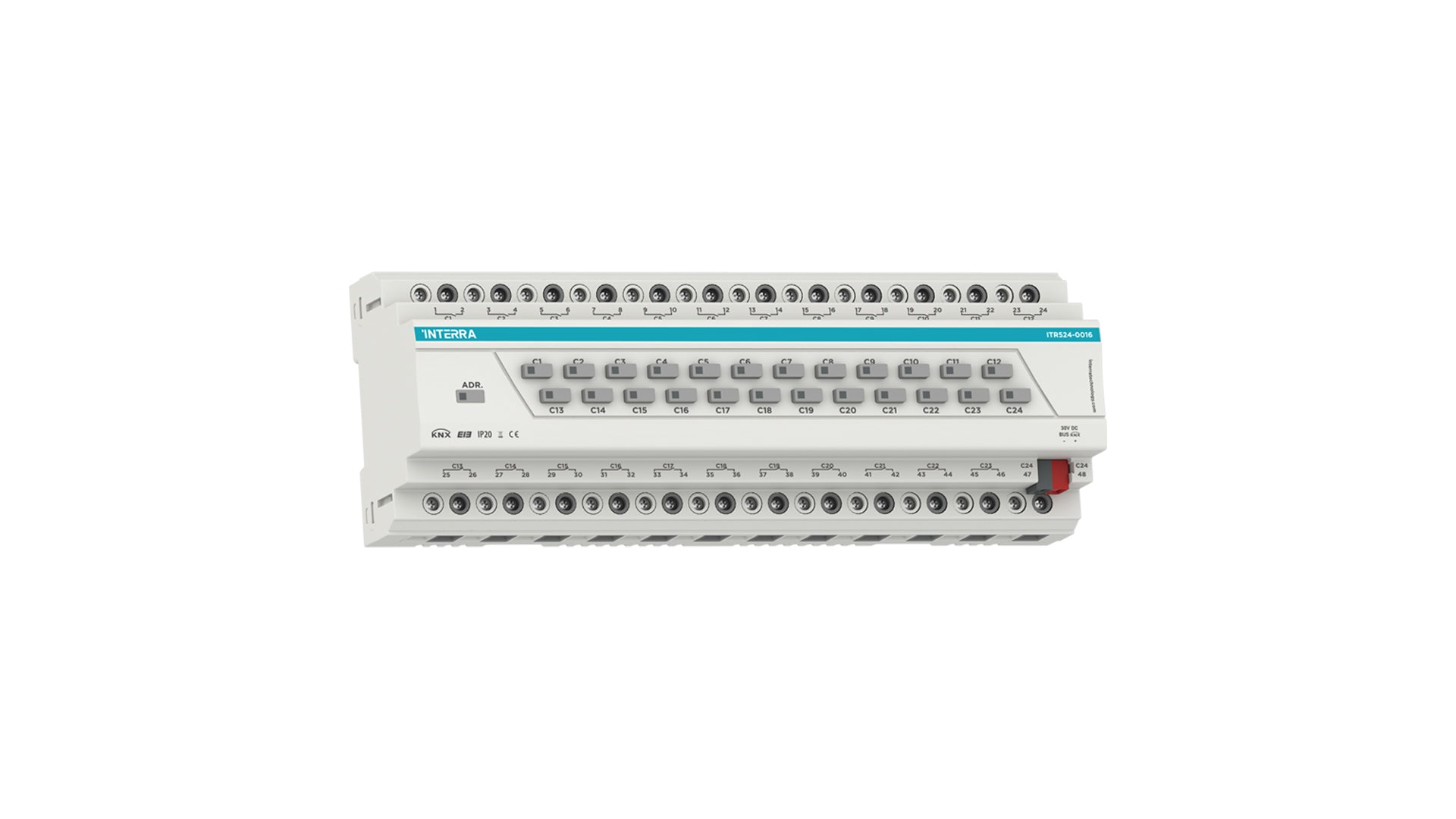 24 CHANNEL KNX COMBO SHUTTER + SWITCH ACTUATOR