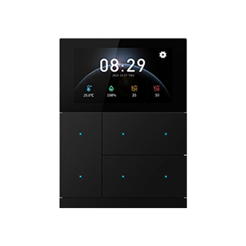KNX Waltz Touch+ Pad Black - Metal