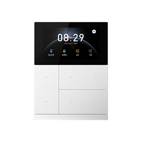 KNX Waltz Touch+ Pad Silver - Metal