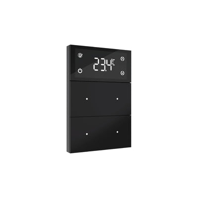 Pblock - Touch Dispay, Thermostat, 4 Button Black