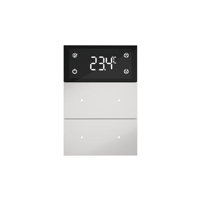 Pblock - Touch Dispay, Thermostat, 4 Button White
