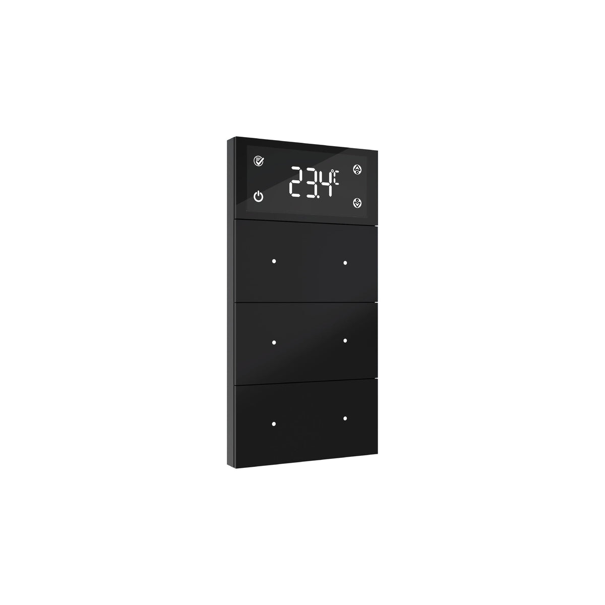 Pblock - Touch Dispay, Thermostat, 6 Button Black