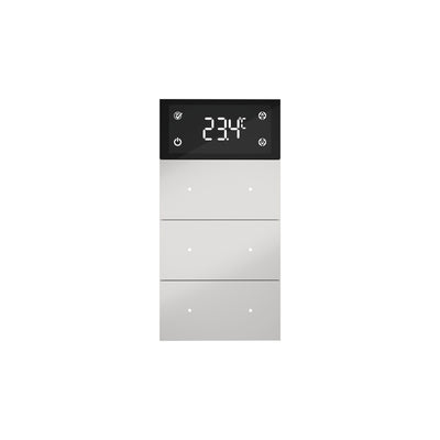Pblock - Touch Dispay, Thermostat, 6 Button White