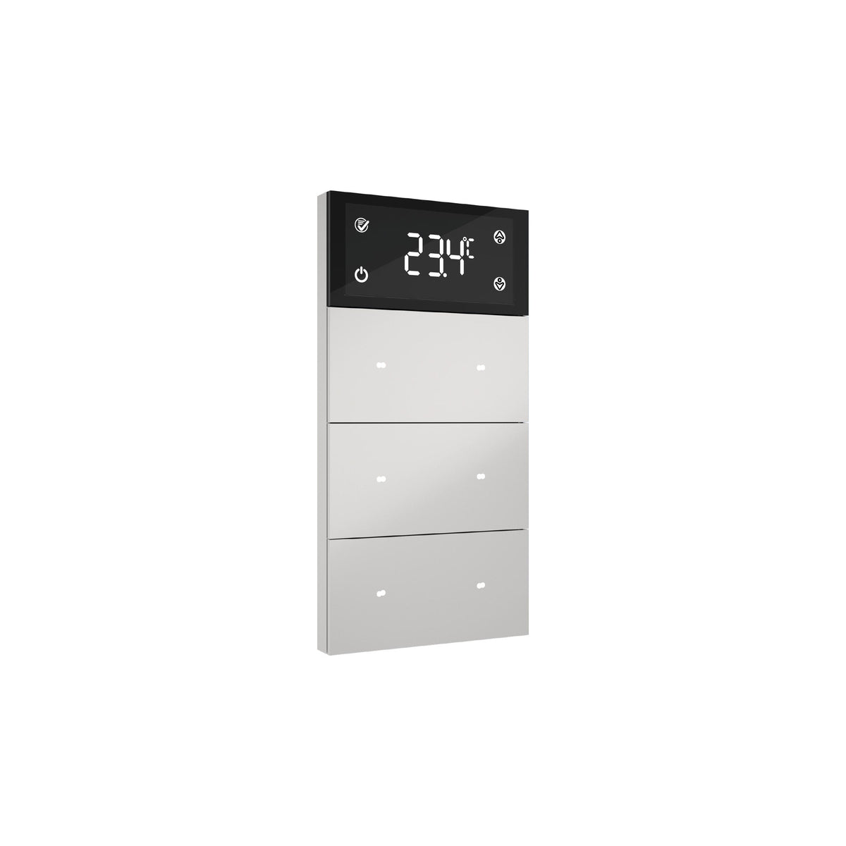 Pblock - Touch Dispay, Thermostat, 6 Button White