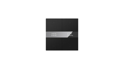 S-series 4 Button with Mirror Glass Display Black
