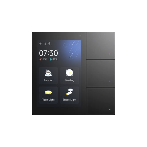 KNX Smart Touch S3 with Secure Glass Black