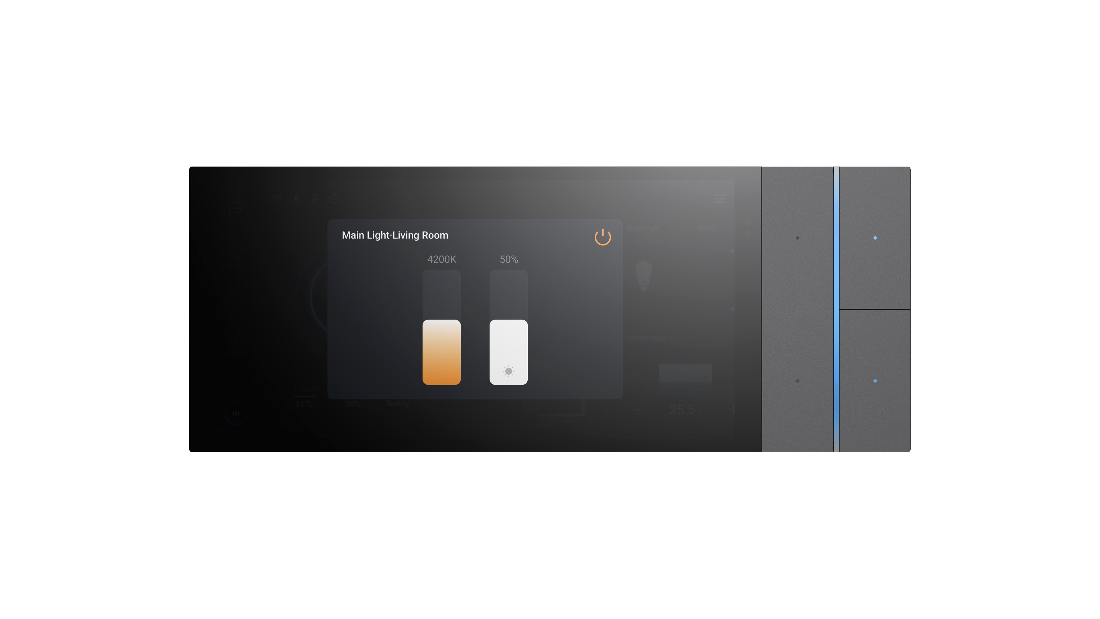 KNX Smart Touch S7 with secure (KNX+Intercom+App Server) - Black