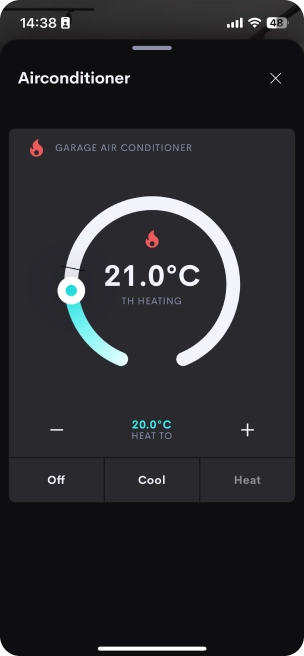 Adjust KNX HVAC